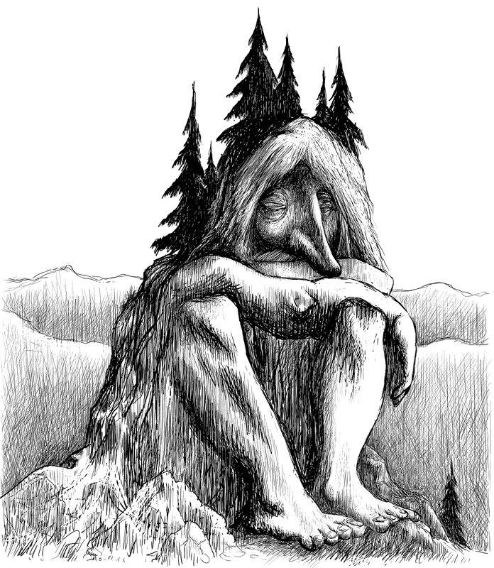 A Mountain Troll...