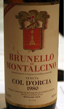 BRUNELLO Di MONTALCINO "Col D'Orcia" 1980
