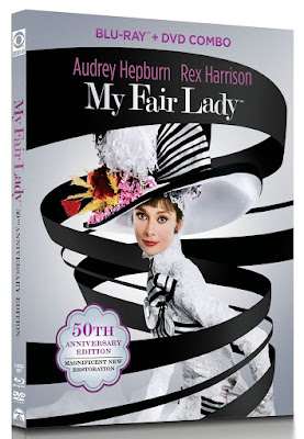 My Fair Lady 50th Anniversary Blu-Ray DVD Combo Cover