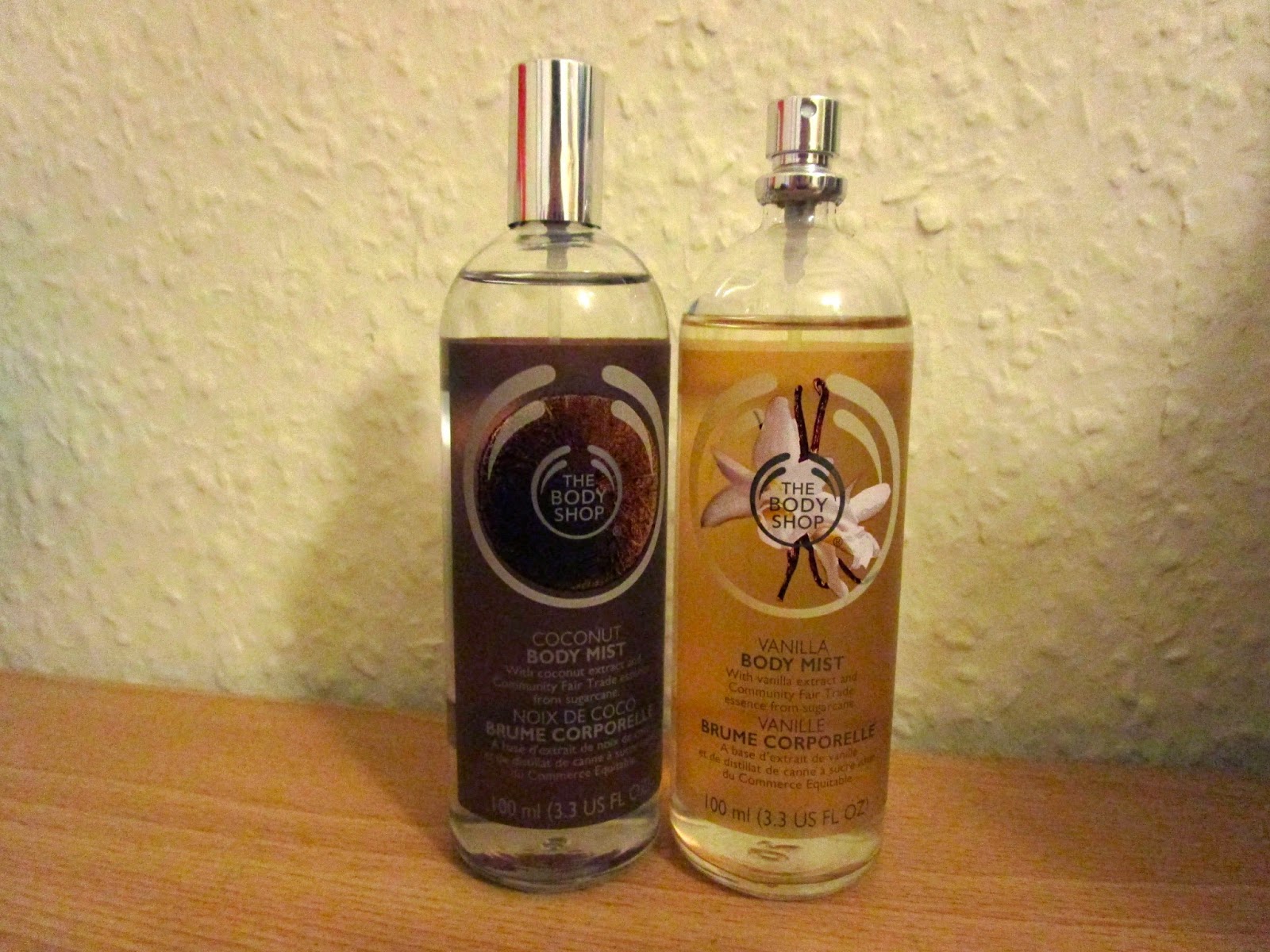 My 2 favourite Body Shop Scents