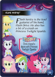 My Little Pony Flash Sentry Equestrian Friends Trading Card