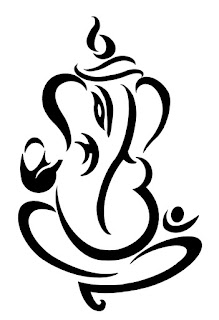 Ganpati Clipart Collection | Ganesh Ji Clipart Art Black & White Download