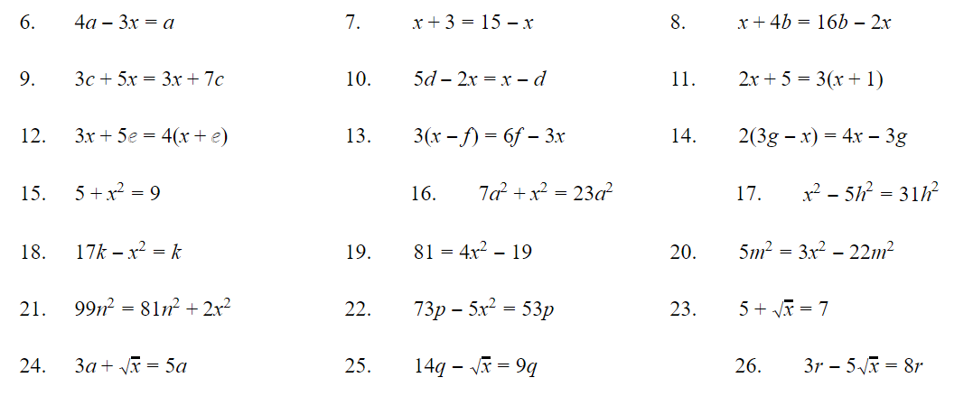 33 Literal Equations Worksheet Answer Key - support worksheet