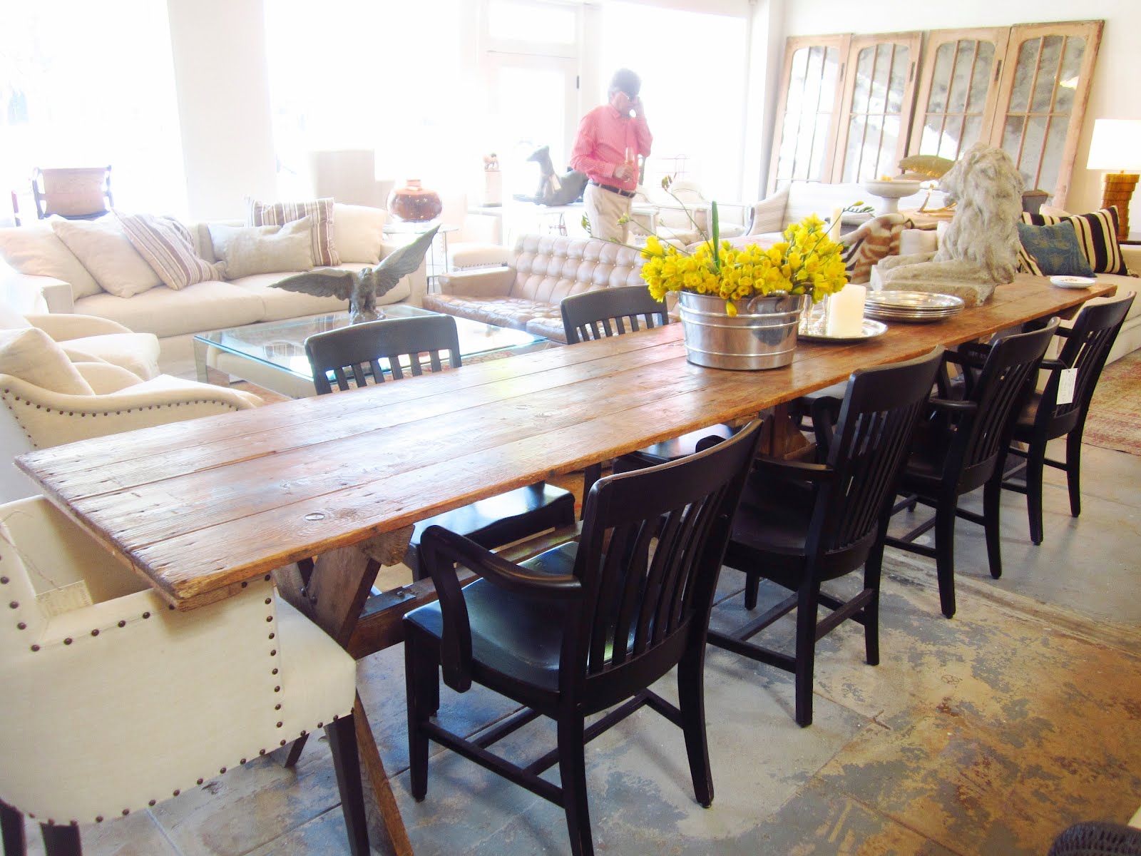 Long Wood Dining Room Tables