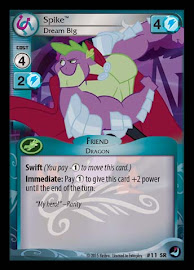 My Little Pony Spike, Dream Big High Magic CCG Card