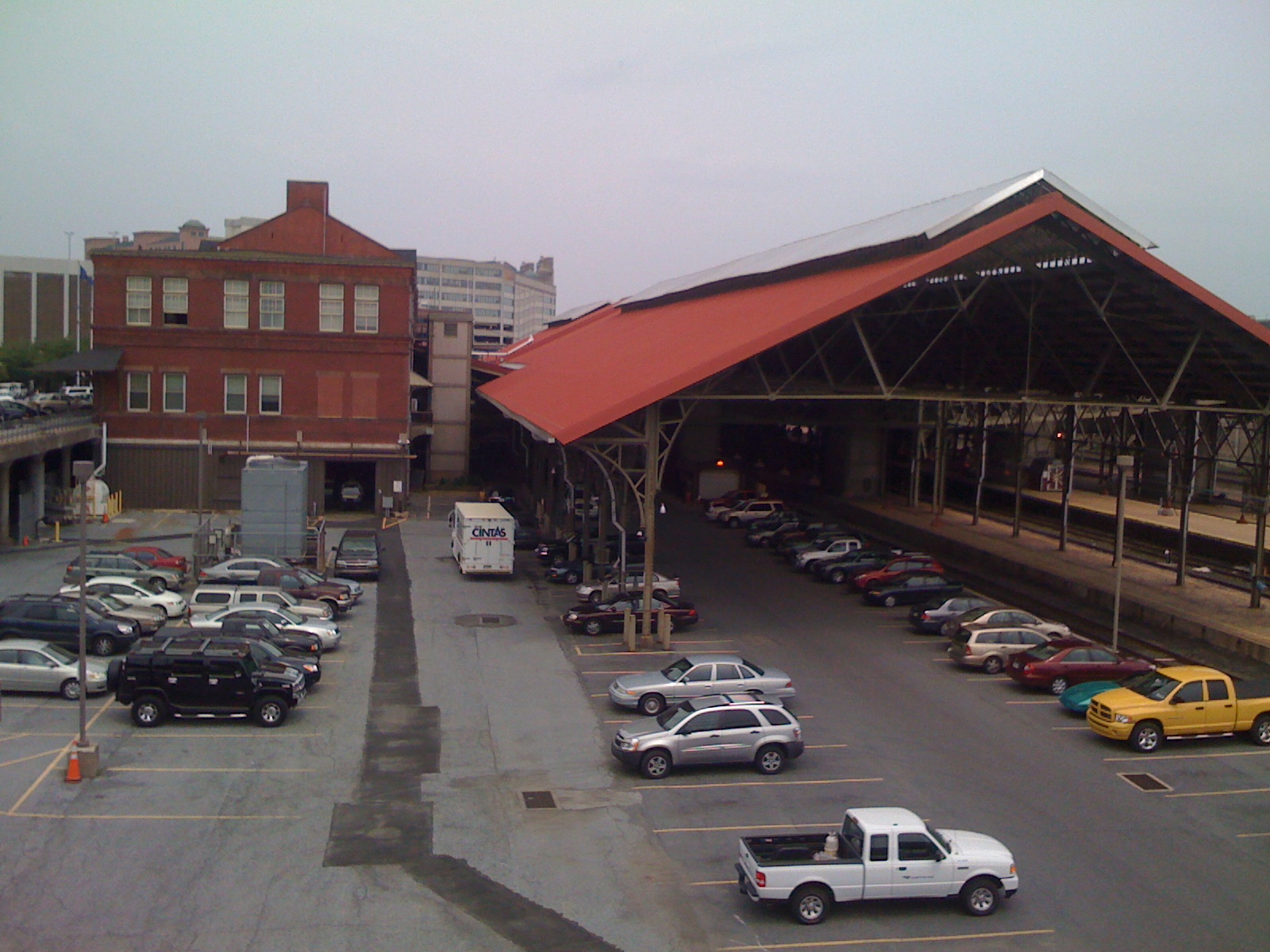 Amtrak Station and sheds in Harrisburg, PA
