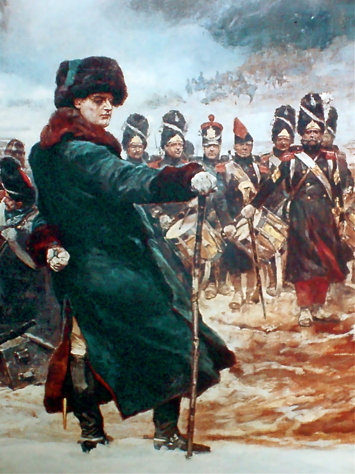 NAPOLEON BY SOULADREAM GREAT NAPOLEONIC PAINTINGS RETREAT FROM MOSCOW