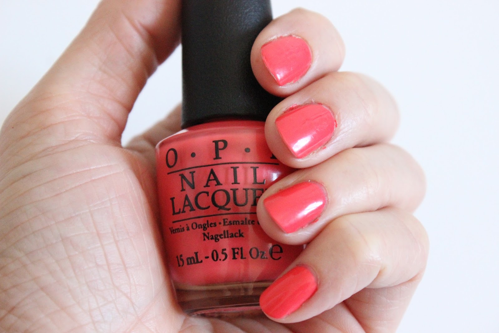 OPI Live.Love.Carnival - a little pop of coral.