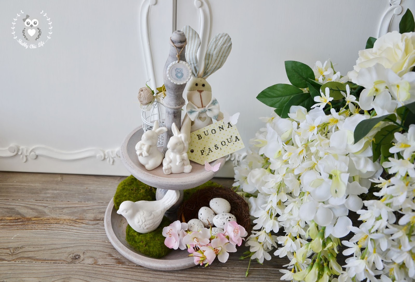 Shabbychiclife: alzatina fai da te