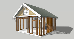 chicken coop trusses framing craftsman laurelhurst