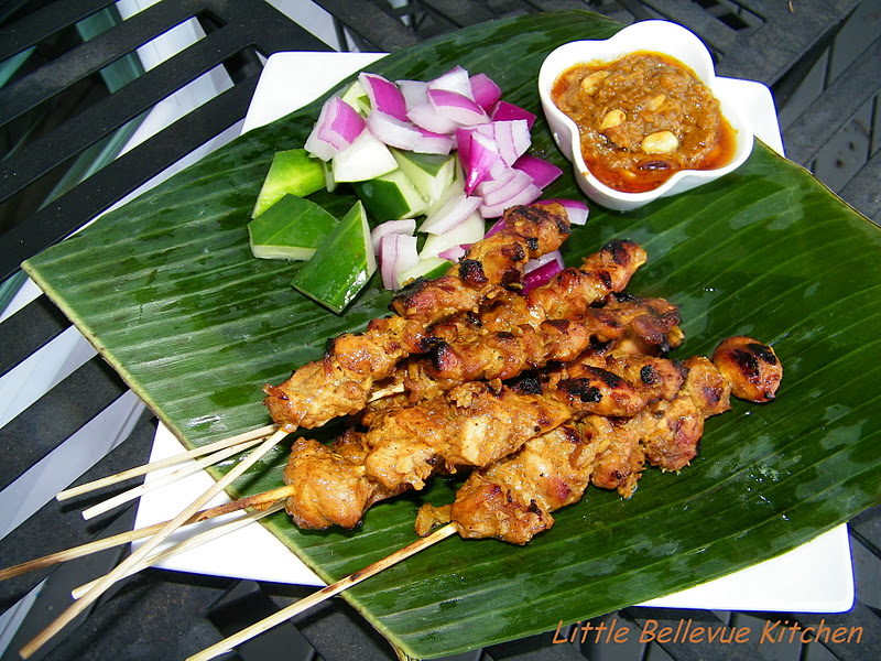 Little Bellevue Kitchen Grilled Chicken Satay Singapore Style