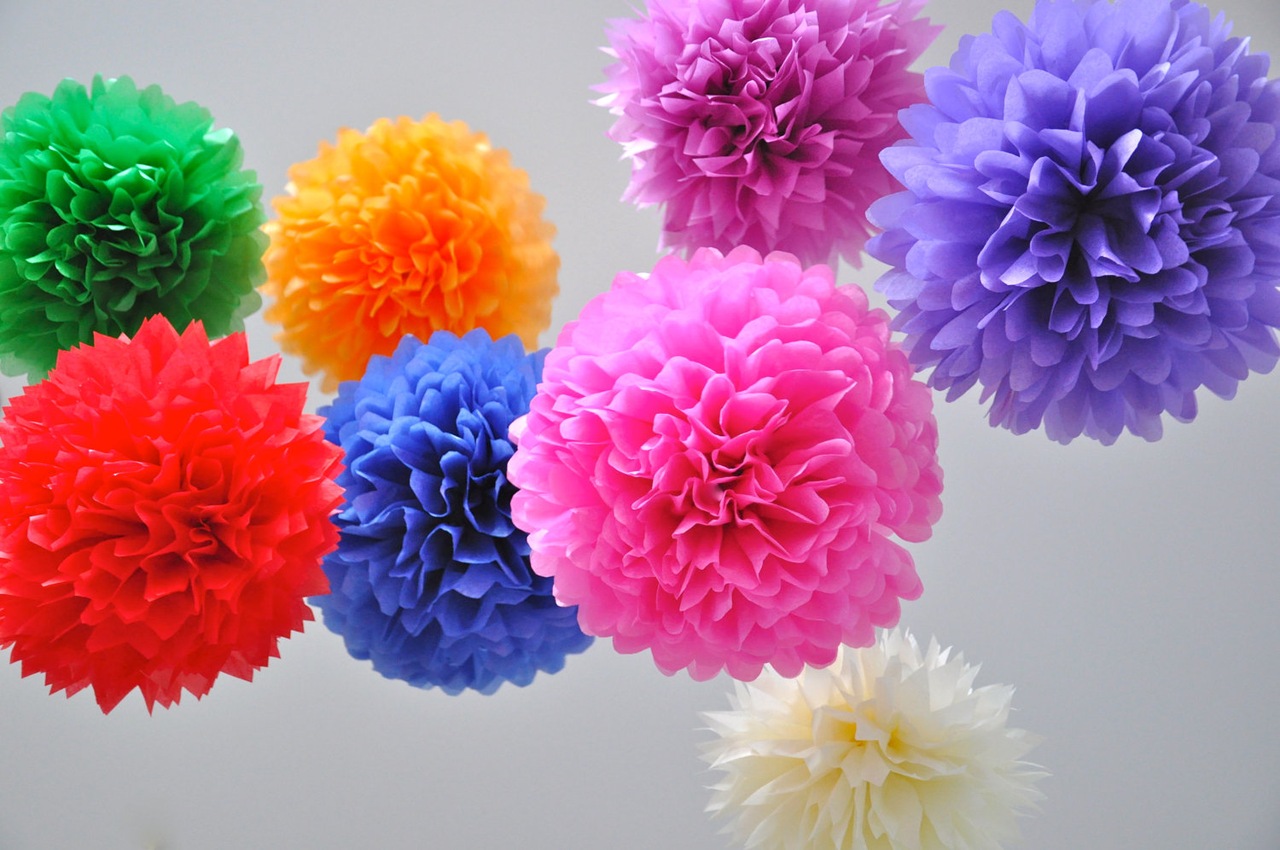 Мой особенный мир: вдохновляющие идеи для Жизни: Бумажные помпоны ...