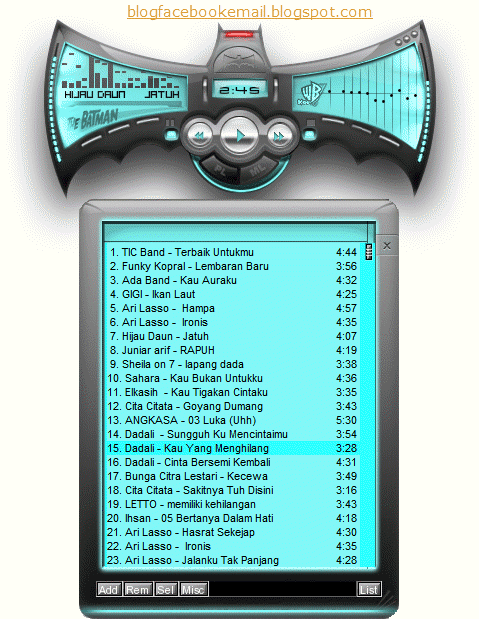 winamp skin the batman 