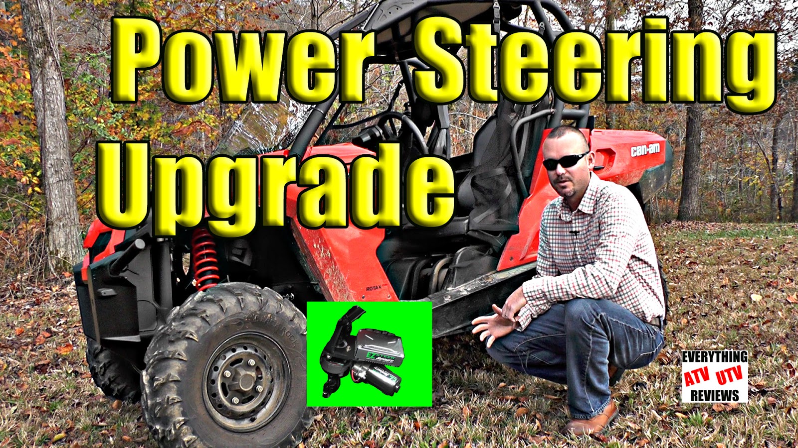EVERYTHING ATV UTV REVIEWS SuperATV Power Steering EZ Steer on a CAN