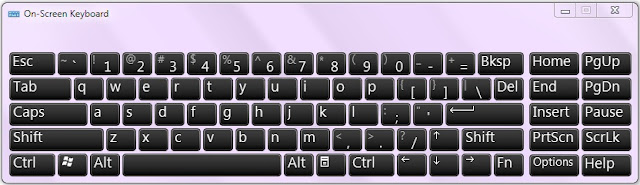 How to type when some of the keys of keyboard are not functioning in Window XP / Windows 7 || On-Screen-Keyboard