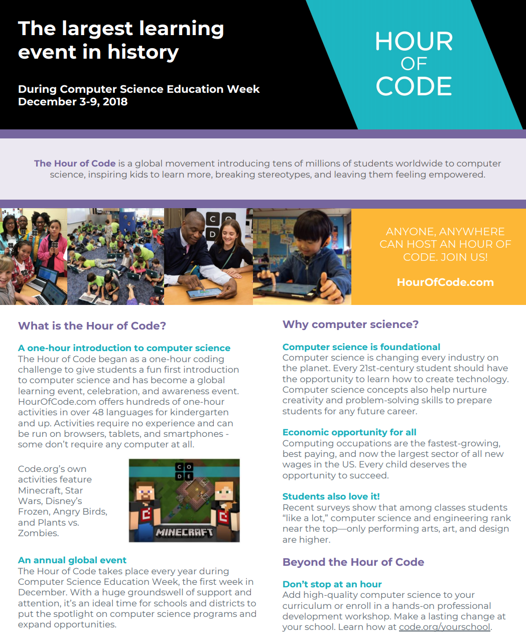 Angie Kalthoff Hour Of Code 2018