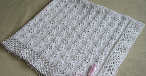 Beautiful Skills - Crochet Knitting Quilting : Lace Baby Blanket - Free ...