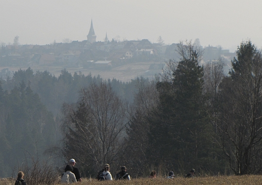 Widok na Jordanów Widok na Jordanów