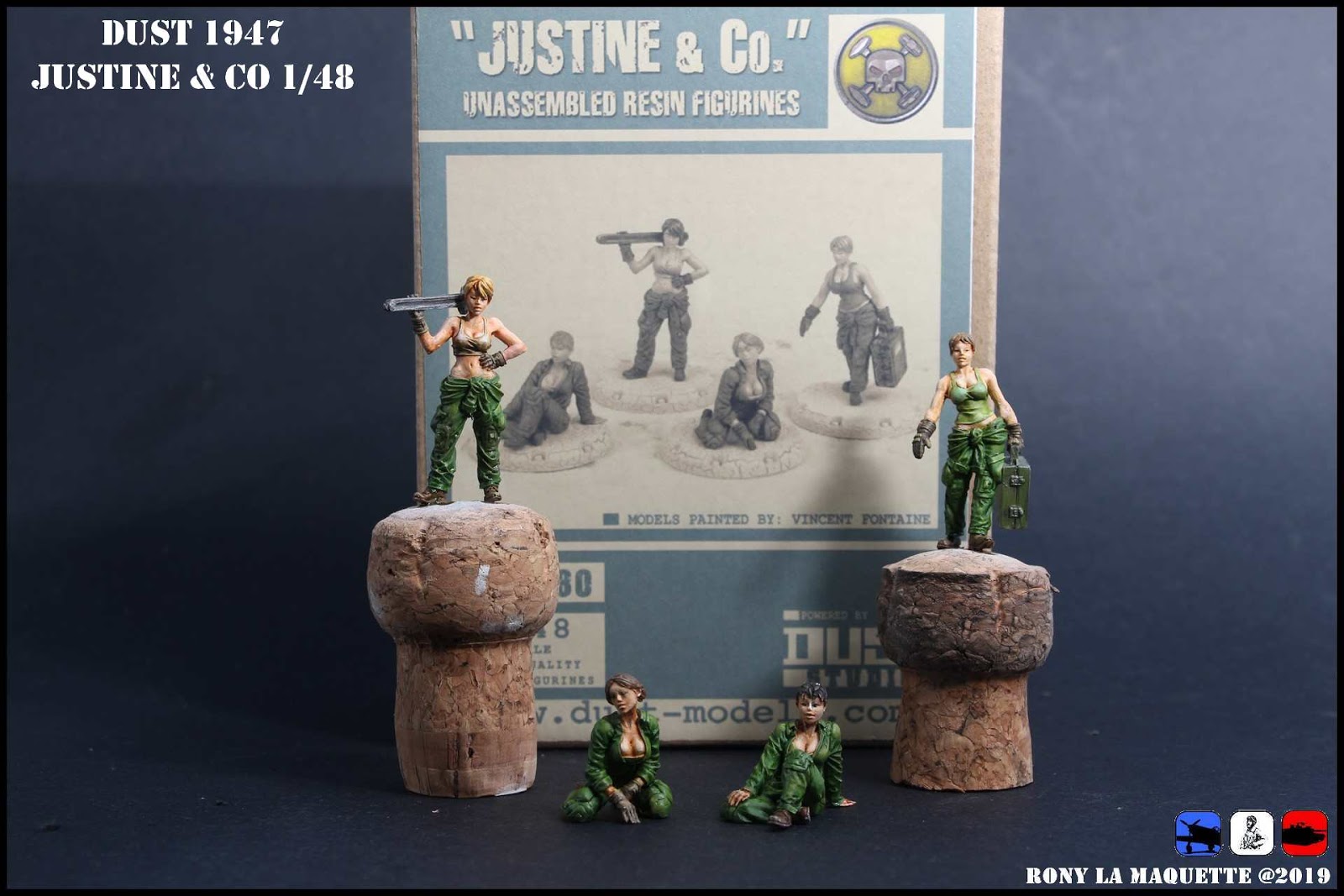 Figurine, Dust 1947, Justine & Co Rony La Maquette