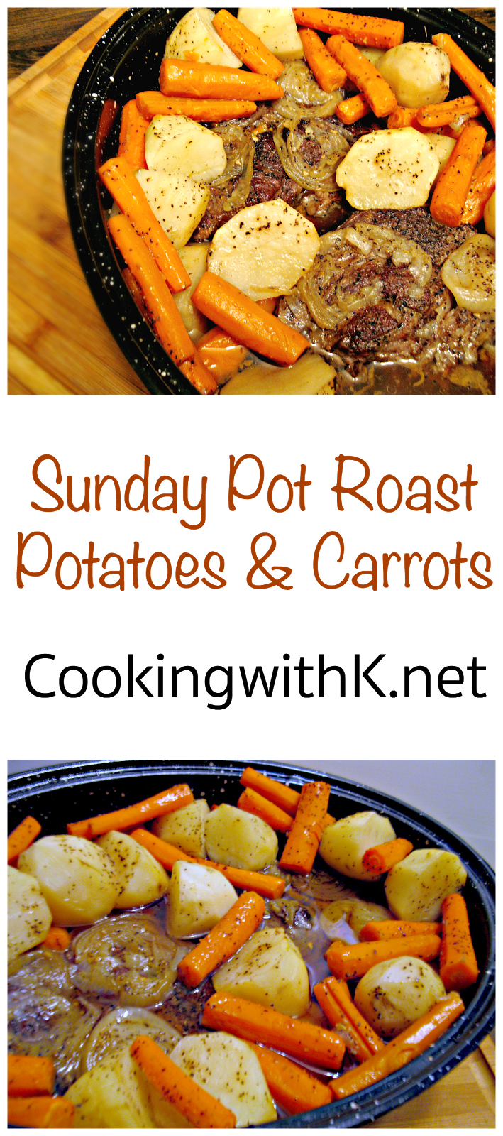 Sunday Pot Roast with Potatoes and Carrots {Granny's Recipe}