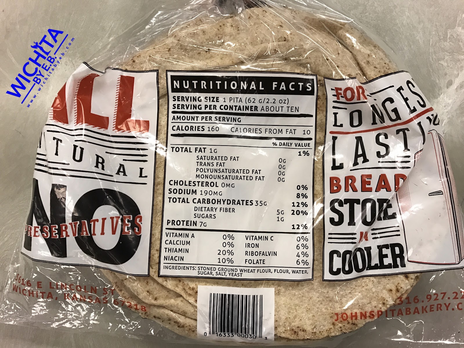 John's Pita Bakery Restaurant Style Pita In Your Kitchen Wichita By E.B.