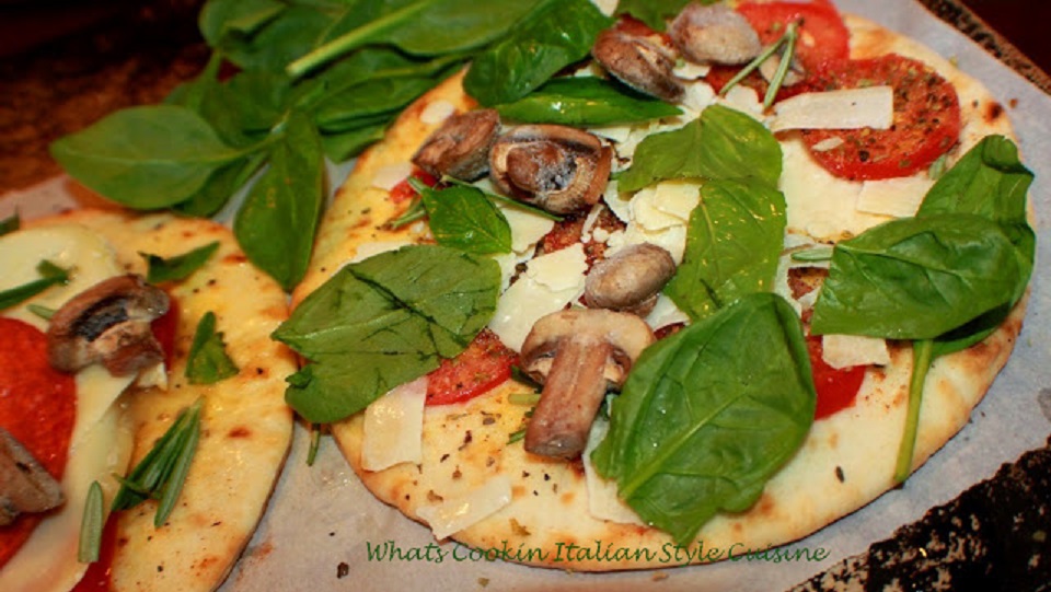 Healthy Pita Pizza Recipe What's Cookin' Italian Style Cuisine