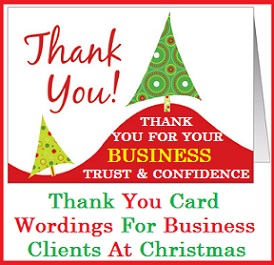Christmas Thank You Messages Thank You Messages For Business Clients At Christmas