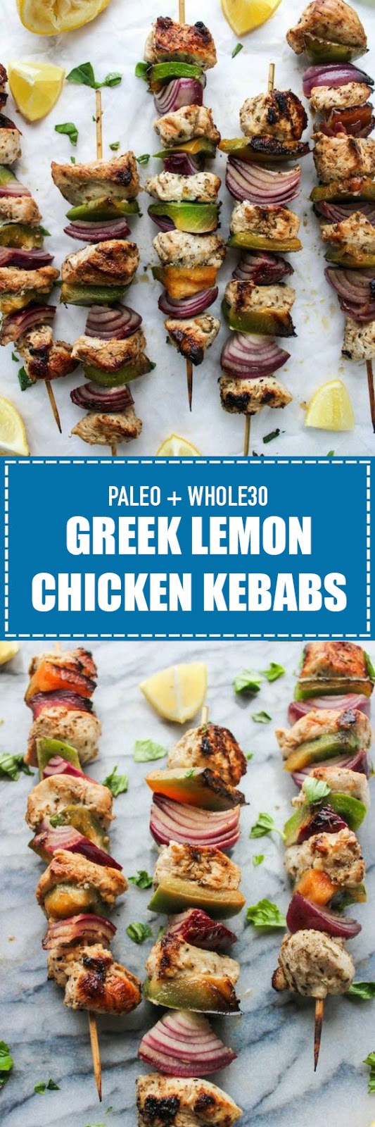 Greek Lemon Chicken Kebabs Greek Lemon Chicken Kebabs