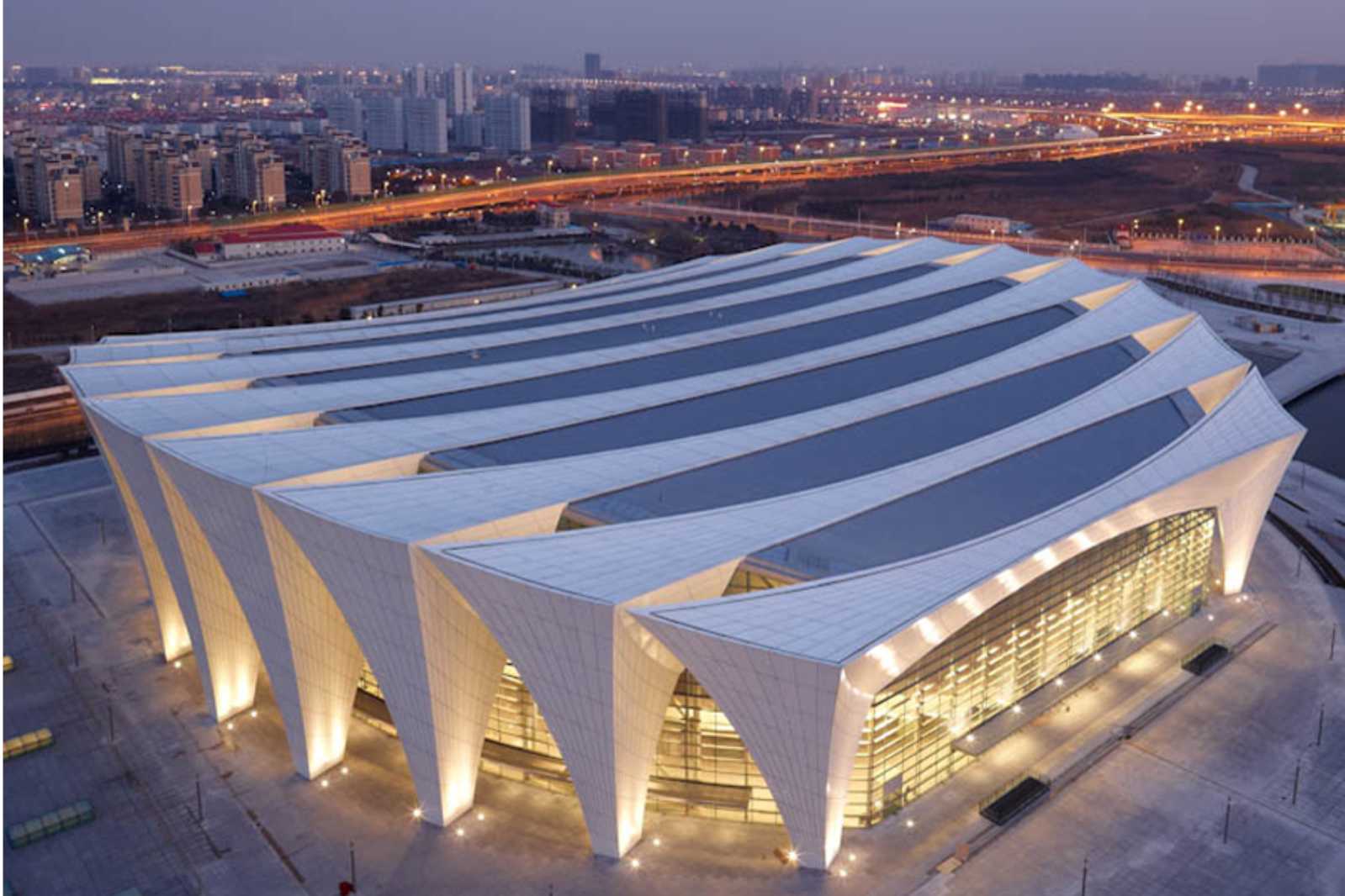 SHANGHAI ORIENTAL SPORTS CENTER BY GMP ARCHITEKTEN