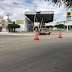 Sctrans implanta sinalização provisória próximo ao Cemitério, local onde será construída rotatória