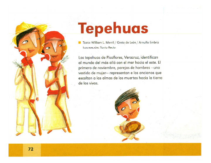 Tepehuas Español Lecturas 2do grado ApoyoPrimaria