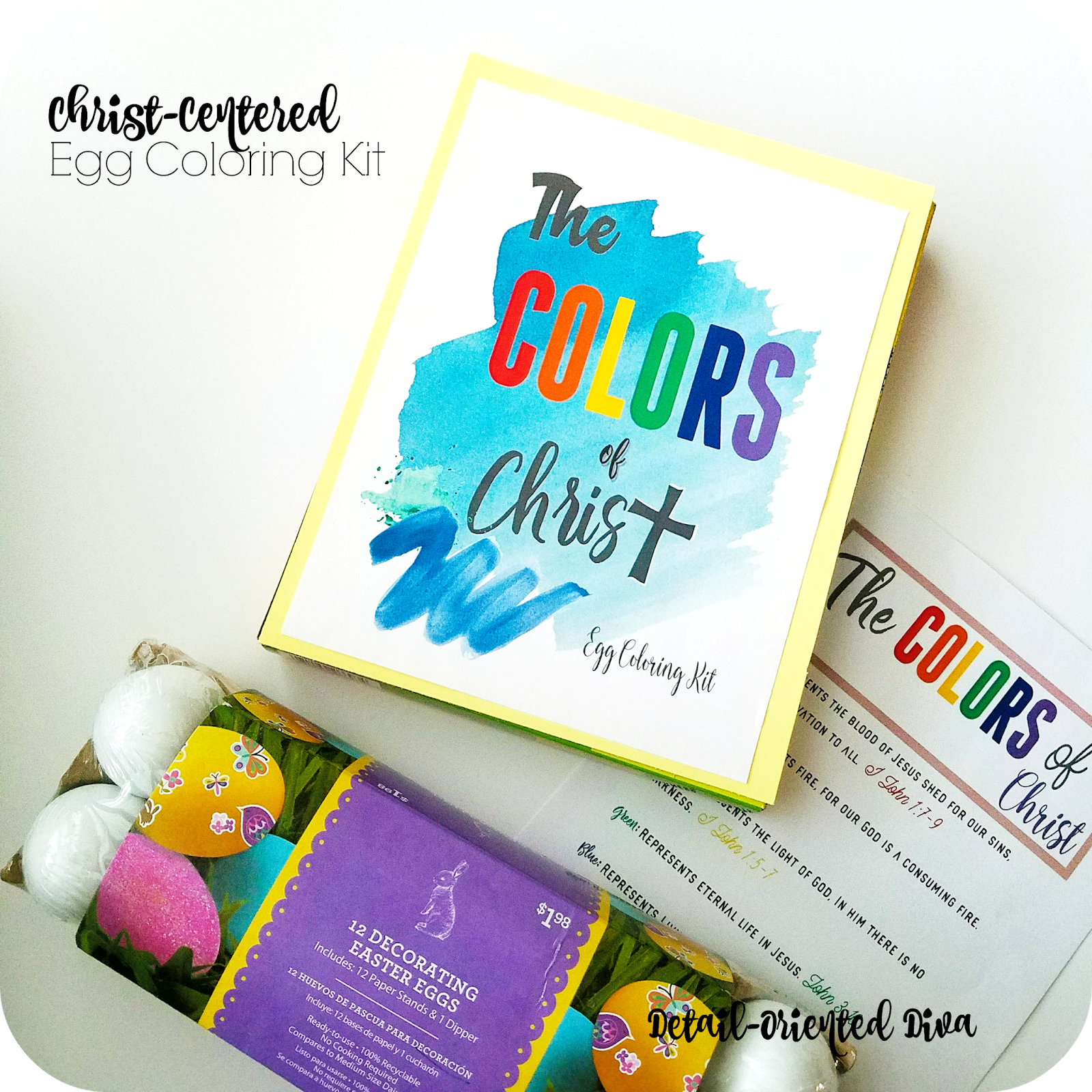 Colors of Christ Egg Coloring Kit
