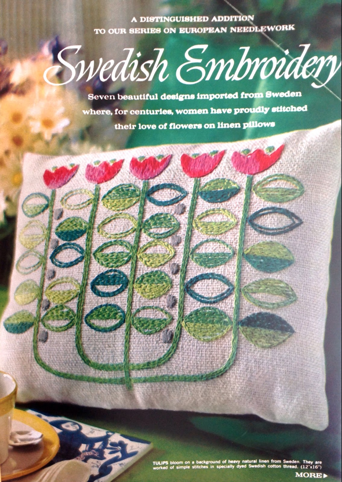 The Literate Quilter Swedish Embroidery from 1963
