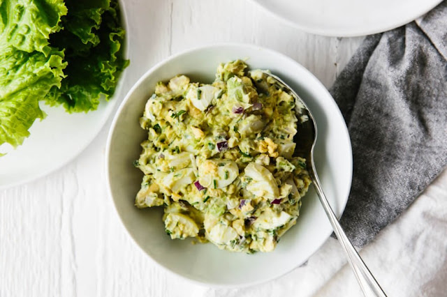 Avocado Egg Salad #healthy #keto