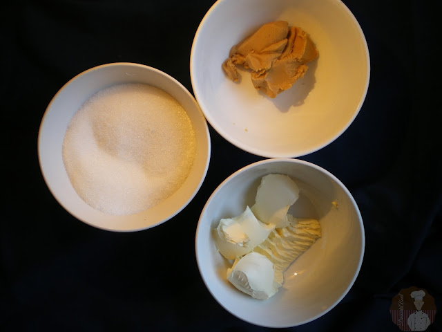 Galletas de crema de cacahuete con chocolate : Ingredientes base