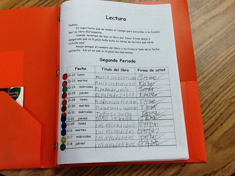 Read * Write * Share Reading Logs (English and Spanish Samples)