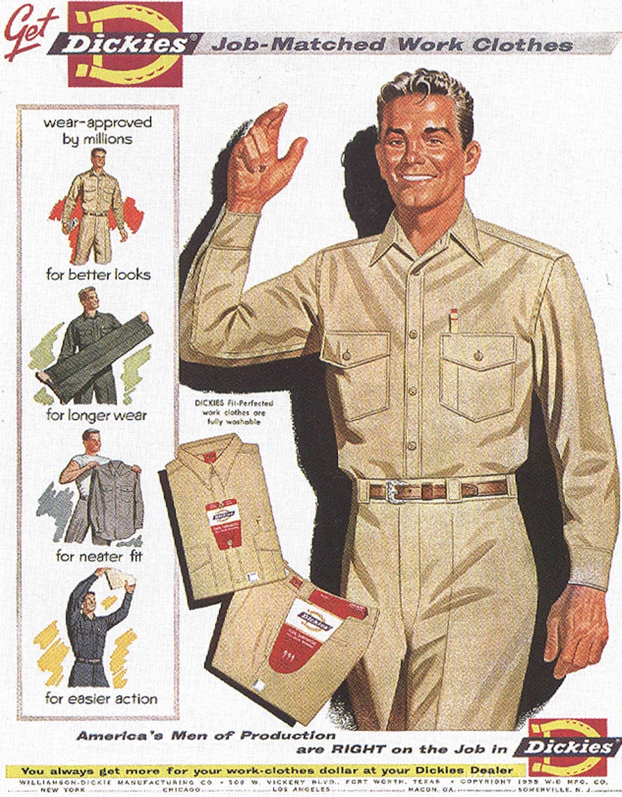 Mens Collections: 50's Shirt Adverts