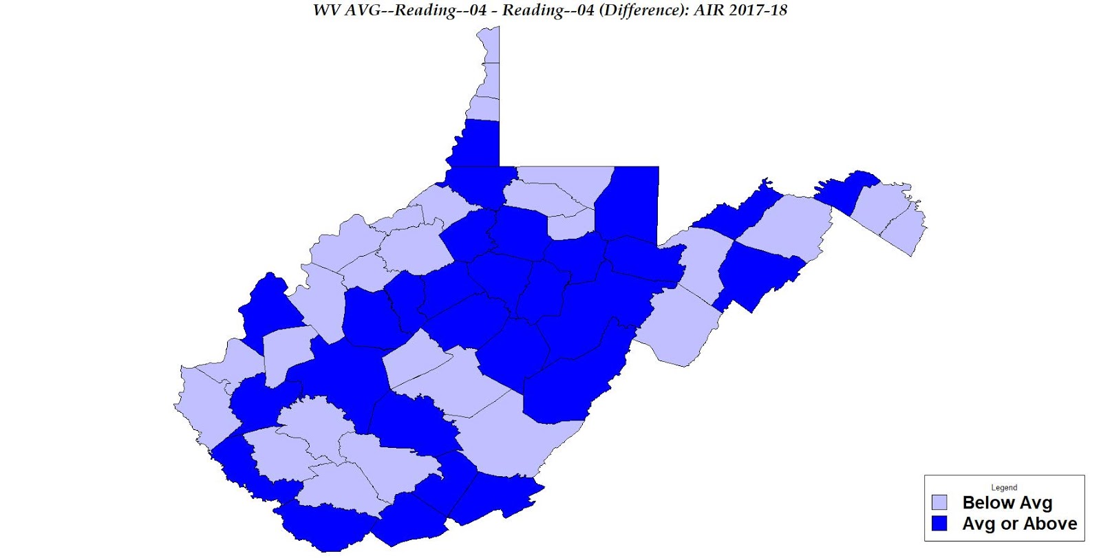 Pocahontas Commentator Plus WV Test Scores Cty Compared to State Avg