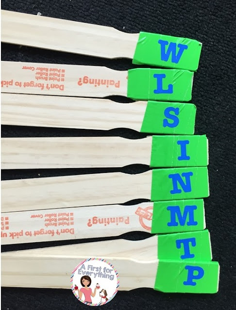 How to Organize your Classroom Library with Paint Sticks