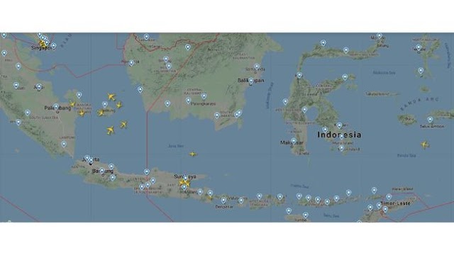 Pantauan Lalu Lintas Udara RI H+2 Lebaran via Aplikasi
