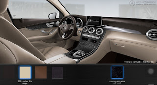 Nội thất Mercedes GLC 300 4MATIC 2016 màu Vàng Silk 225