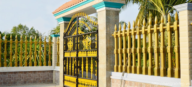 Hàng rào vệ binh 1 lỗ dành cho nhà cấp 4 Hàng rào vệ binh 1 lỗ dành cho nhà cấp 4