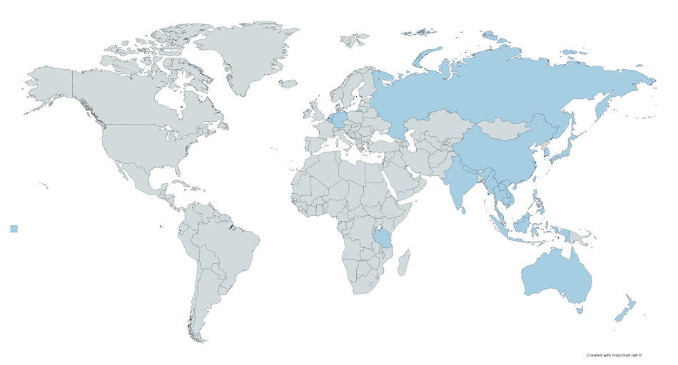 world map