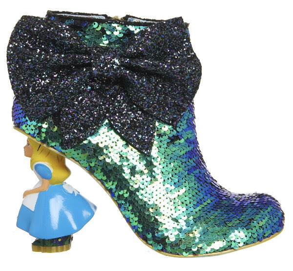 Irregular Choice Disney Alice In Wonderland Who In The World Am I? sequins Irregular Choice Disney Alice In Wonderland Who In The World Am I? sequins