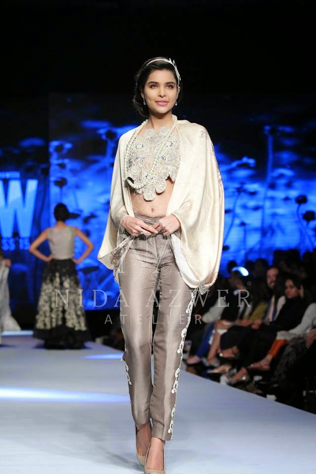 Pakistani clothes Nida Azwer summer collection