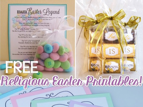 FREE RELIGIOUS PRINTABLES for EASTER!