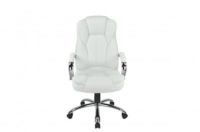 Front Angle High Back PU Leather Executive Office Desk Task Computer Chair w/Metal Base O18