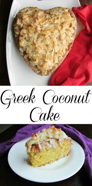 This syrup soaked cake is LOADED with coconut and it is delicious, moist and full of flavor! Greek Coconut Cake is going to be a new favorite! This syrup soaked cake is LOADED with coconut and it is delicious, moist and full of flavor! Greek Coconut Cake is going to be a new favorite!