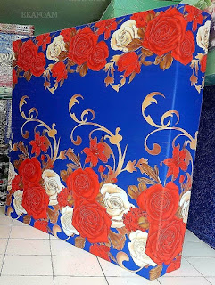 inoac motif rose mery biru Kasur inoac motif Bunga rose mery biru
