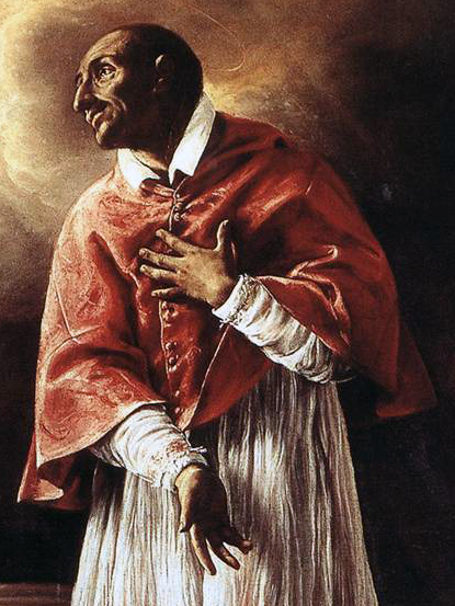 Saint Charles Borromeo. 